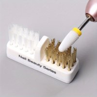 1pc Electric Nail Grinding Head Cleaning Brush Portable Manicure Drills Bits Dual Copper Wire Brush Clean Tools