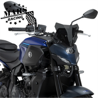 Fits For YAMAHA MT-07 MT07 2025 2026 Motorcycle Windshield Windscreen Aluminum Kit Deflector Short windshield
