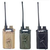 Tactical Molle Radio Holder - Heavy Duty Pouch Case | Holster for Two-Way Walkie Talkies Hunting
