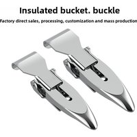 304 Stainless Steel Spring Buckle Latch For Insulated Box Industrial Mechanical Equipment Cabinet Door Fixed Lock