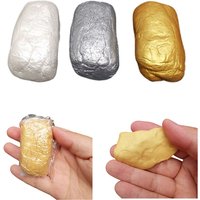 50g Ultralight Resin Clay Metallic Mud Gold/silver/pearl White Clay DIY Handmade Doll Material Pottery Sculpture Polymer Clay