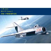 80334 1:48 - MiG-17F Fresco C Aircraft Kit HobbyBoss Assemble Plastic Model Kit