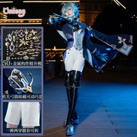 Genshin Impact Lohen Cosplay Costume High Quality Outfit Game Uniform Knights of Favonius Vice Captain Full Set Halloween Onicos