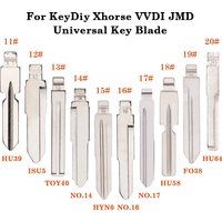 11-20# Universal Uncut Remote Flip Car Key Blank Blade For KeyDiy KD Xhorse VVDI JMD For Mercedes Benz Isuzu Hyundai Toyota Ford