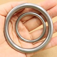 304 Stainless Steel Round O Ring M3 M4 M5 M6 M8 Anti Corrosion Rust Smooth Solid Strong O Ring Fishing Yoga Hanging Welded Rings