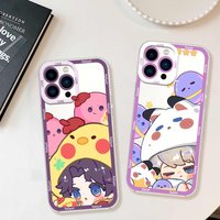 Game cuet Love and Deepspace For Samsung Galaxy A 15 54 55 S23 S24 S25 4G 5G Ultra Plus Fe Cover Transparent Bezel Shell Sylus