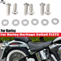 Stainless Steel Rear Fender Hardware Screw Kit For Harley Heritage Softail FLSTC