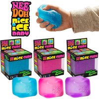 Schylling NeeDoh Solid Cube Sensory Squeeze Toy - Stress Relief Anxiety Reliever Squishy Stress Buster for Sensory Needs