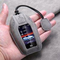 Suede Leather Car Smart Key Case Fob Cover Shell For BMW 3 5 7 Series G11 G12 G30 G31 G32 i8 I12 I15 G01 X3 G02 X4 G05 X5 G07 X7