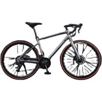 AliExpress NONE Gravel Road Bike Gravel Bikes Hydraulic Disc Brake 18 Speed Aluminum Alloy Internal Alignment Freameset 700x35C Tyre