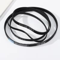 Black 3m 384 12 HTD Drive Stripe Rubber Electric Scooter Belt Transmission Belt Timing Belts