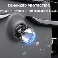 2PCS Car Camera Protective Cover 360 ° High-definition Panoramic Reversing Camera Lens Waterproof and Dustproof Protective Cover