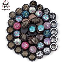 Hypoallergenic Wood Ear Tunnel Surprise Pack - 5-10 Pairs Ear Expander Stretcher Plugs Mixed Style Body Piercing Jewelry