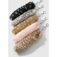 Fashion Long Hair Fur Tails Pendant Retro Fluffy Tail Hanging Keychain Cute DIY Bag Charms Jewelry Gifts