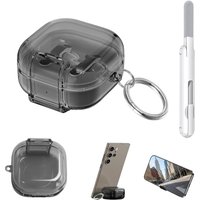 Protection Cover for Samsung Galaxy Buds4 Pro/Buds 4 2026 Earbuds Highly Transparent Anti-Yellowing Shell for Buds4 Pro Stand