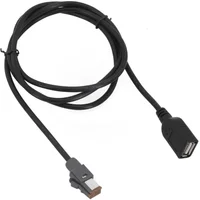 Practical Direct Installation New Car USB Cable USB Adapter Aux Audio Input Car Car USB Cable Black For Suzuki