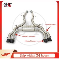 CBNT Valvetronic Exhaust Axle-back for BMW X3M F97 X4M F98 S58 3.0T SS304 Stainless Steel Performance Exhaust System with Valve