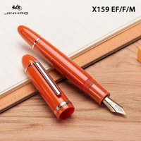 Jinhao X159 Fountain Pen Multicolor Acrylic Luxury Pen 0.5/0.38mm Nib Ink Pen Writing Pens for Office School Supplies Stationery