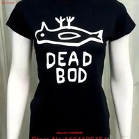 Ladies tee Hull DEAD BOD T SHIRT Official Pongo Clem Wear Humber city vintage Washed Stretched streetwear homme vintage Washed