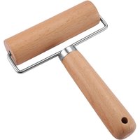 Dough Roller Roller Stick Supplies with Handle Rolling Pin Nonstick Wooden Stick for French Fondant Flour Pie Crust Cookie