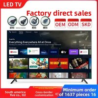 Smart LED TV Android WiFi Television 32 43 55 65 Inch Full HD 4K UHD LCD TV Home Entertainment OEM ODM