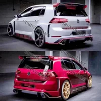 Hot Sale For VW Golf Mk7 Mk7.5 STANDARD Spoiler Gloss Black Rear Roof Boot T C-R Style Spoiler For Golf 7 7.5 TSI Tdi 2014-2018