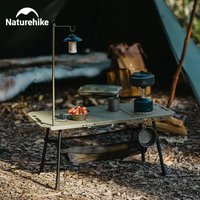 Naturehike 2025 New IGT Camping Table Hanging Lantern Pole Folding Table Height Adjustable High Load Outdoor Picnic Light Table