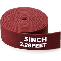 5inch X 3.28 Feet Chestnut Red Universal Scouring Pad Roll,Used for Paint Primer Pre-Treatment, and Surface Preparation