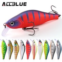 ALLBLUE HUNCH 105SP SR Fishing Lure Shad 105mm 28.5g Suspend Wobbler Minnow 1-1.5M Artificial Hard Plastic Bait Bass Pike Tackle