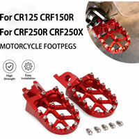 AliExpress JFGRACING Foot Rests footpegs Electric Dirt Bike For KAWASAKI KX250 KX450 KX KX250F HONDA CRF 125 250R 300L 450XL Motorcycles Pedals