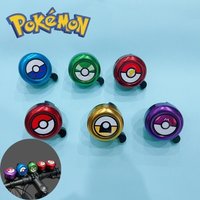 AliExpress TAKARA TOMY Cute Pokemon Pokeball Bike Bell, 5x5cm Metal Bicycle Bell, Loud Safety Horn for Kids Adults Cycling Accessory Gift