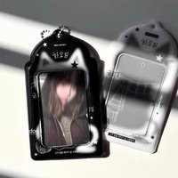 Kpop Photocard Holder, 3 Inch Cute PVC Photo Card Holder fof Kpop Album Idol Card Credit ID Bank Card
