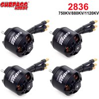 1/4PCS Surpass Hobby 2836(2216) 750KV 880KV 1120KV Outrunner Brushless Motor for RC Fixed-wing FPV Drone Racing Quadcopter