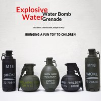Toy hand grenade, explodable simulated grenade, prank military model, boys' series, birthday gift