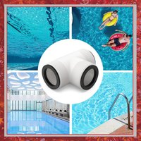 T Joint Hose Connector Splitter for 1.5 Inch 38mm Hose Intex Coleman Pool Filter Pump System Replacement Adapter Part Accessory