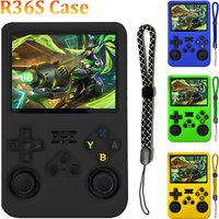R36S Silicone Case Handheld Game Console Silicone Protective Cover Anti-Scratch Storage Box Soft Shell For R36S Game Accessories
