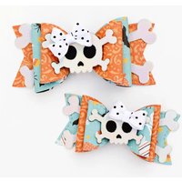 KSCRAFT Skull Bows Metal Cutting Dies Stencils for DIY Scrapbooking Decorative Embossing DIY Paper Cards