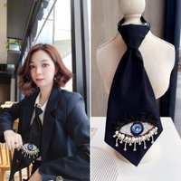 Original Niche Design Tie 1Pc Animal Decorative Tie Knot-Free Party Pearl Tie All Year Round Clothing with Personalized Women Suitable for Party, Gifts, School, Shirts, Festival Clothing