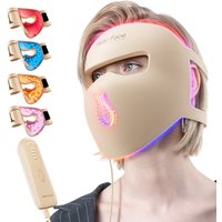 Hello Face M300 Mask - 3000mAh Battery, Skin-Like Silicone, 4D Light Therapy Khaki LED Facial Mask