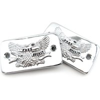 Motorcycle Front Billet Brake Master Cylinder Fluid Reservoir Cover Oil Caps Set For Suzuki Intruder 1400 1500 Boulevard S83 C90