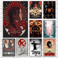 Poster High-definition waterproof poster stickers, suitable for bedroom, living room, home decoration T-The Hunger Games