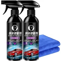 10H Ceramic Car Coating 500ML 9H Nano Liquid Glass Plated Crystal Hydrophobic Waterproof Polishing Paint Hardness Car Polish Wax