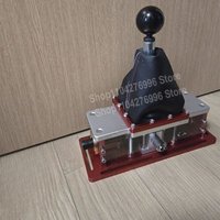 PC Racing Simulator game H Shifter 10mm Thick Aluminum Alloy Shell Sandblasted Anodizing Process For Simagic MOZA Fanatec