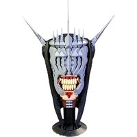 Gobricks MOC Rings Mouth of Sauron Model Bricks Movie Figures Captain of the Black Building Blocks Set Toys Gift Juguetes
