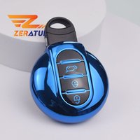 TPU Car Key Case Cover Protector Shell Fob Keychain for BMW Mini Cooper F55 F56 F57 F54 F60 JCW Clubman Countryman Accessories