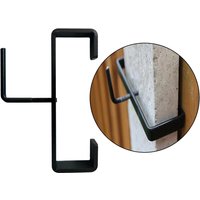 Hanging Basket Bracket Concrete Post Clip for Photo Hang Wreaths
