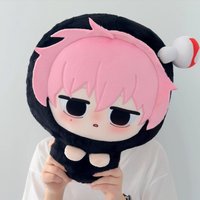 Anime Cute Fukuhara Tamon Plush Pillow Toy 45cm Tamon's B-Side Mushroom Stuffed Doll Birthday XMAS Gift Home Decoration Cushion