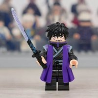 5cm Scissor Seven Movie Figure Plastic Model Perimeter Advanced Building Blocks Desktop Decoration Ornaments New Year Gifts Toys
