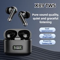 X89 Earphones Ture Wireless Bluetooth5.3 Headphones In-Ear Stereo Sports Intelligent Waterproof Headset bluetooth headphones