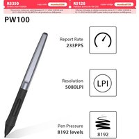 Huion Battery-free Pen for H640P/H950P/H1060P/H610PRO V2--PW100